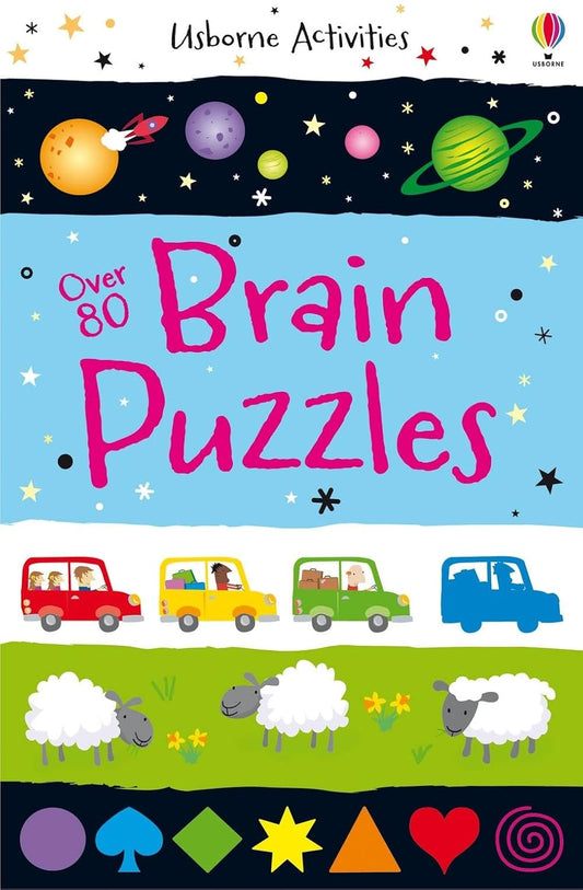 Usborne Activities Over 50 Brain Puzzles Book