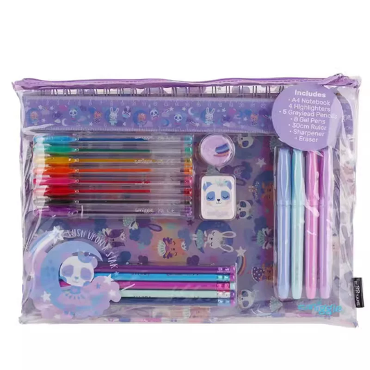 Smiggle Stationery Kit A4 Panda Design