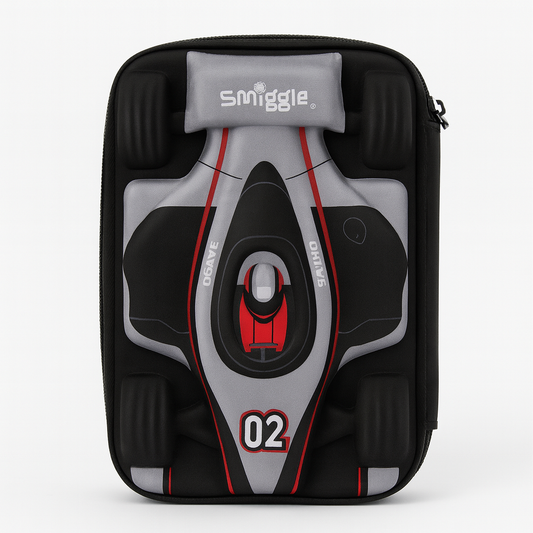 Smiggle Pencil Case Formula Car 24x14cm