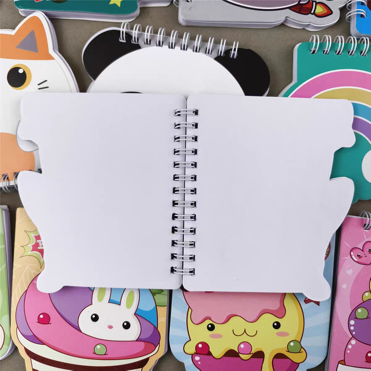 Cute Shaped Spiral Notebook for Kids Animal Design