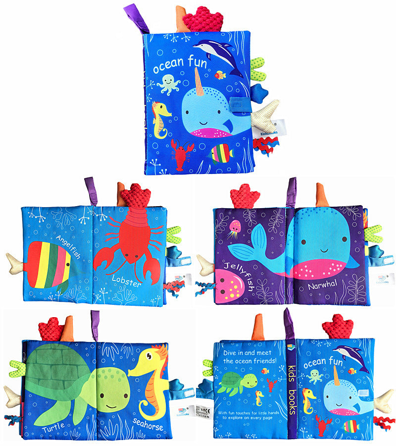 Baby Soft Sensory Cloth Books | 0–2Y