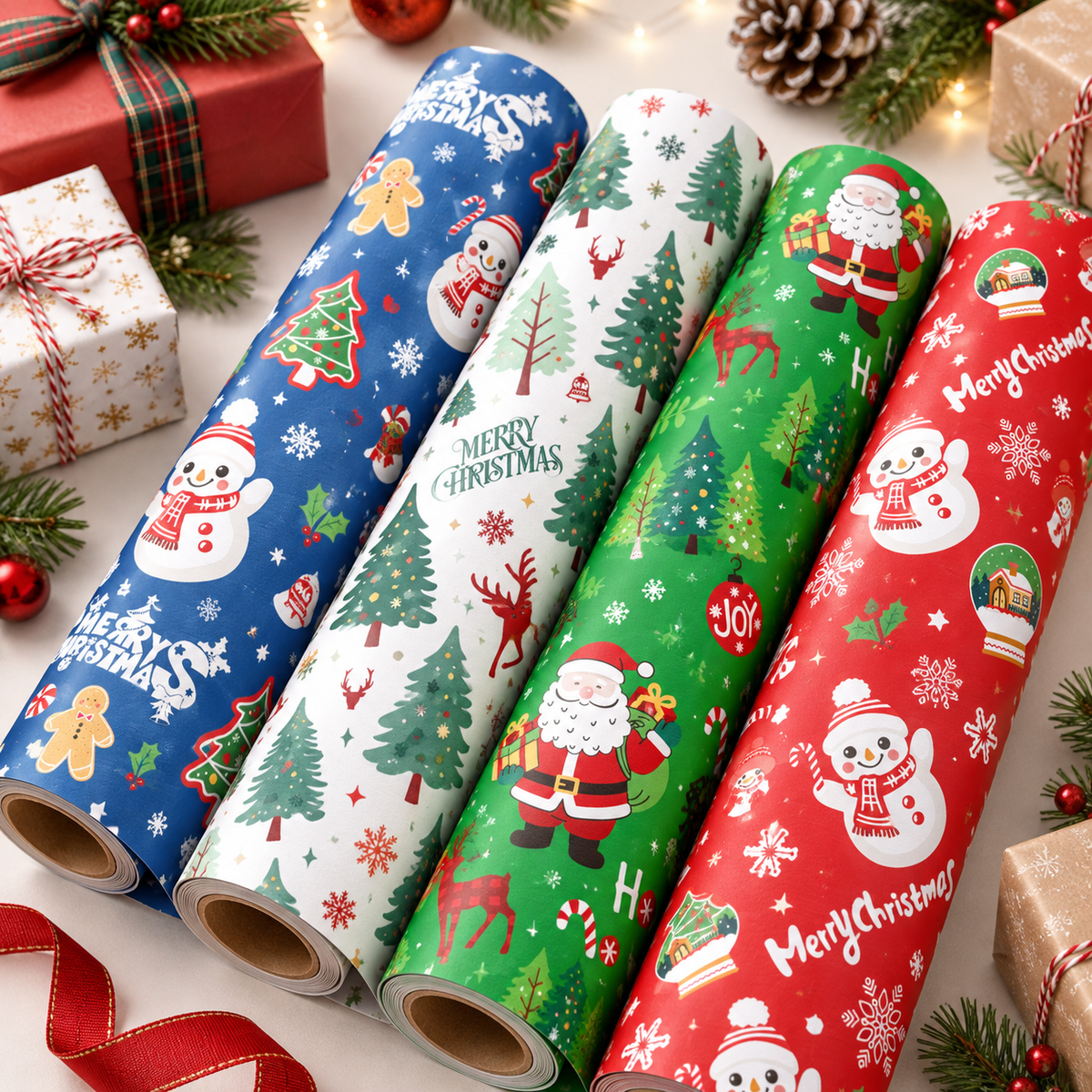 Christmas Gift Wrapping Paper Roll – 50×70cm