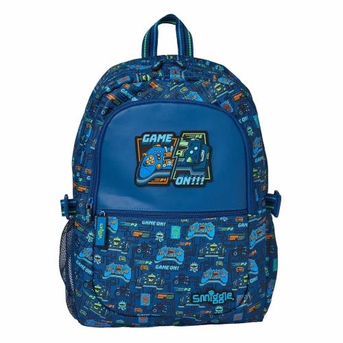 Smiggle Backpack Blue Game On | 42cm | G1-G3