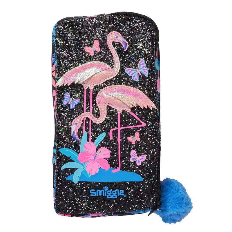 Smiggle Pencil Case | Flamingo | 22×12×5cm