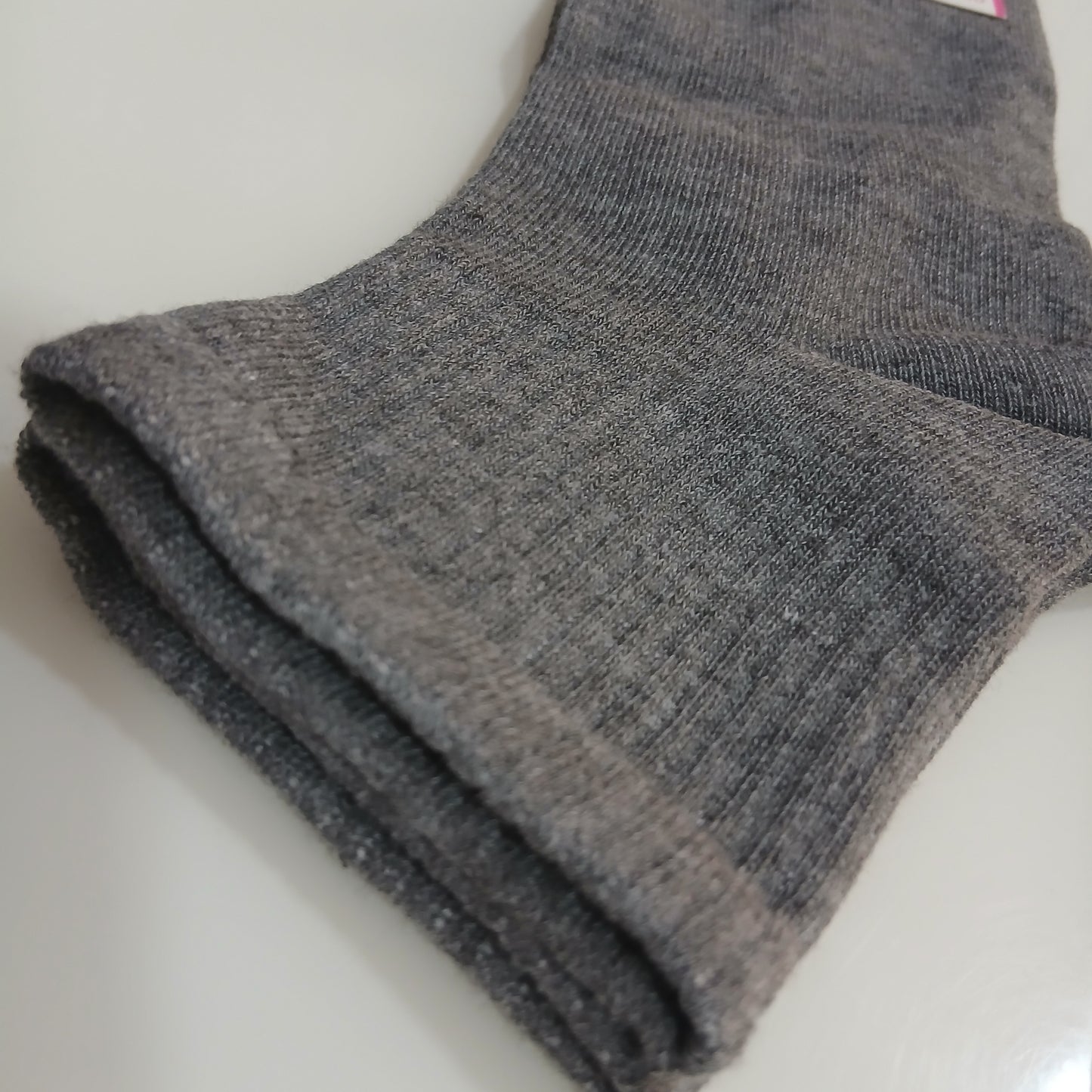 Grey Socks Cotton For Women 1 Pair Size 36-40