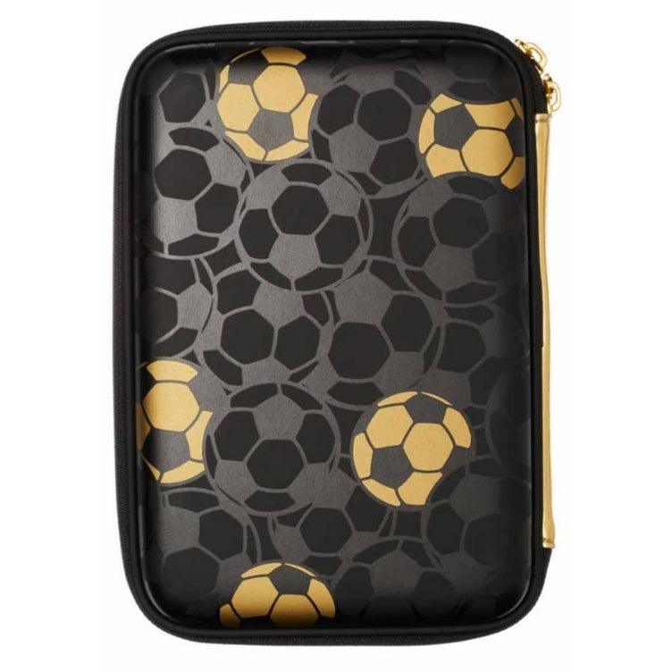 Smiggle Pencil Case | Hardtop | Gold Football