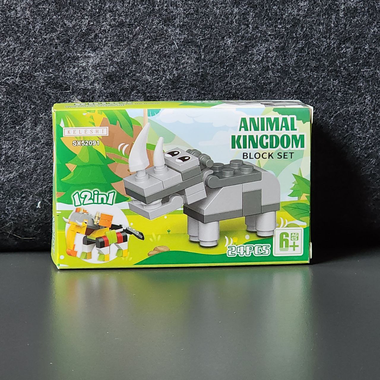 Building Blocks Animals 12in1-3D Puzzle,Logic&Tricky Games