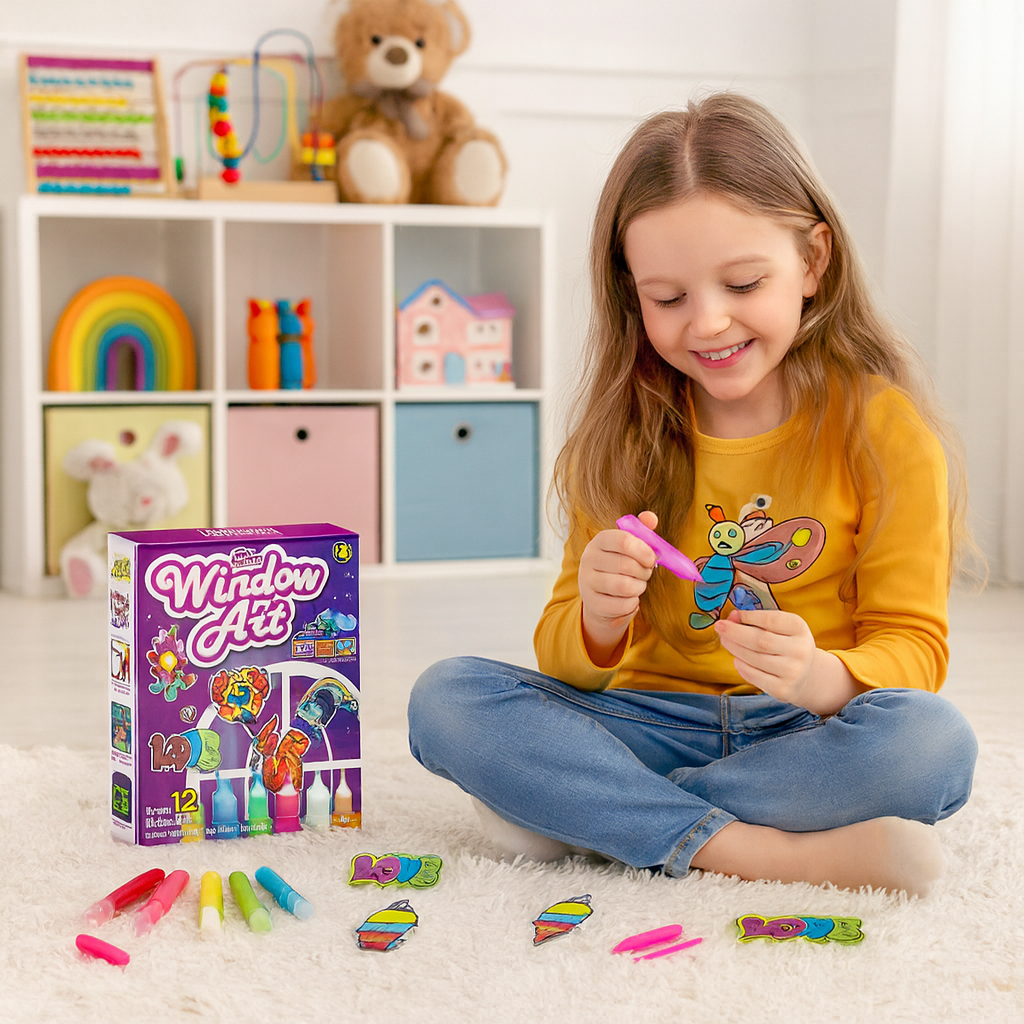 Paint Your Own Window Art Diy For Kids