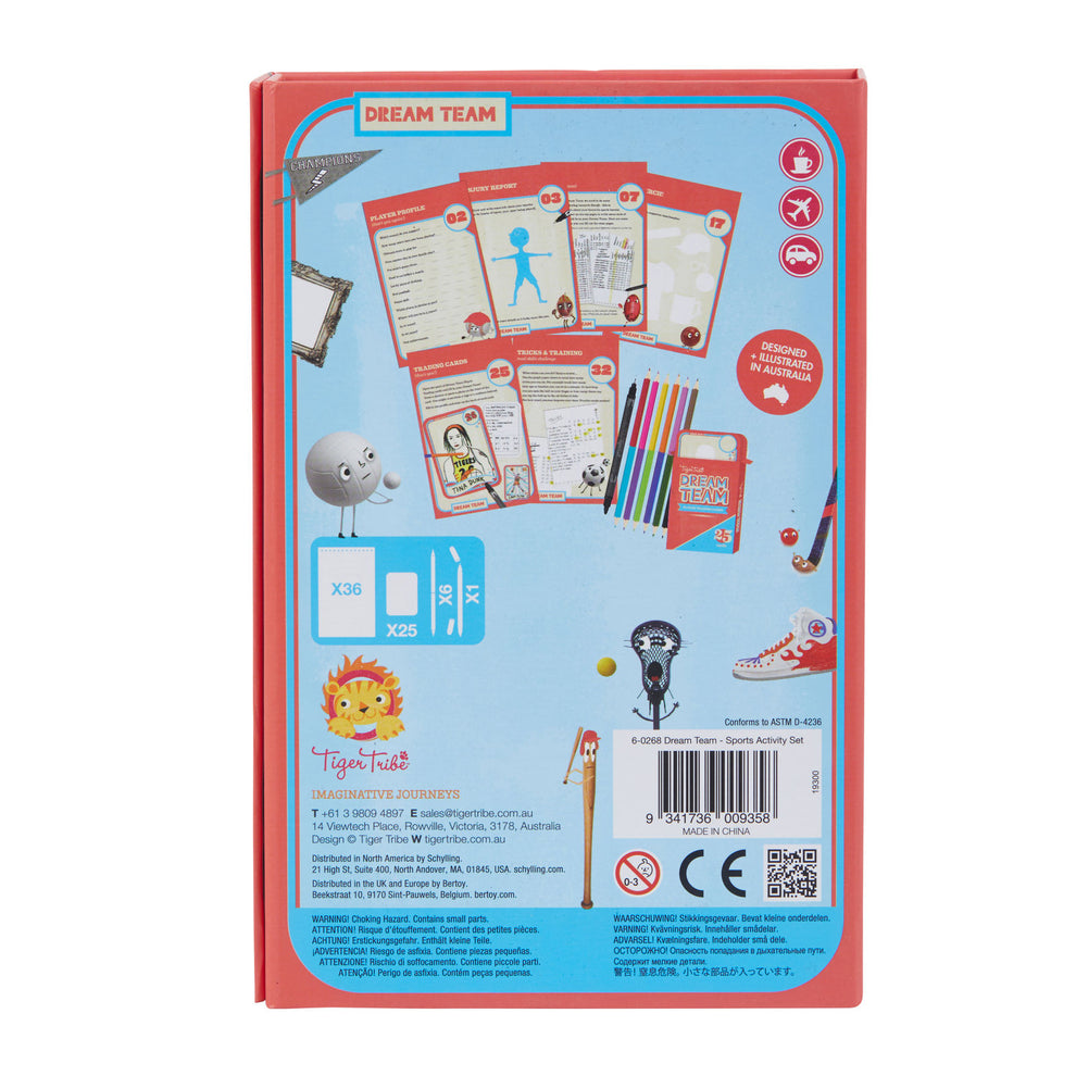 Dream Team Sports Activity Set | Tiger Tribe | 6+