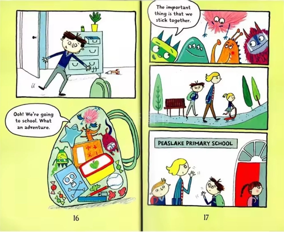 Billy And The Mini Monsters - 8 Books Set | Soft Cover | 7+