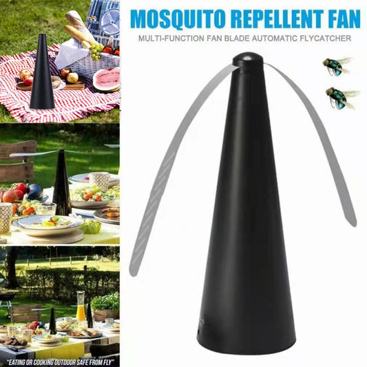 Fly Repellent Fan Keep Flies and Bugs Away From Your Food Enjoy Outdoor Meal Mosquito Trap Mosquitoes Insect Killer