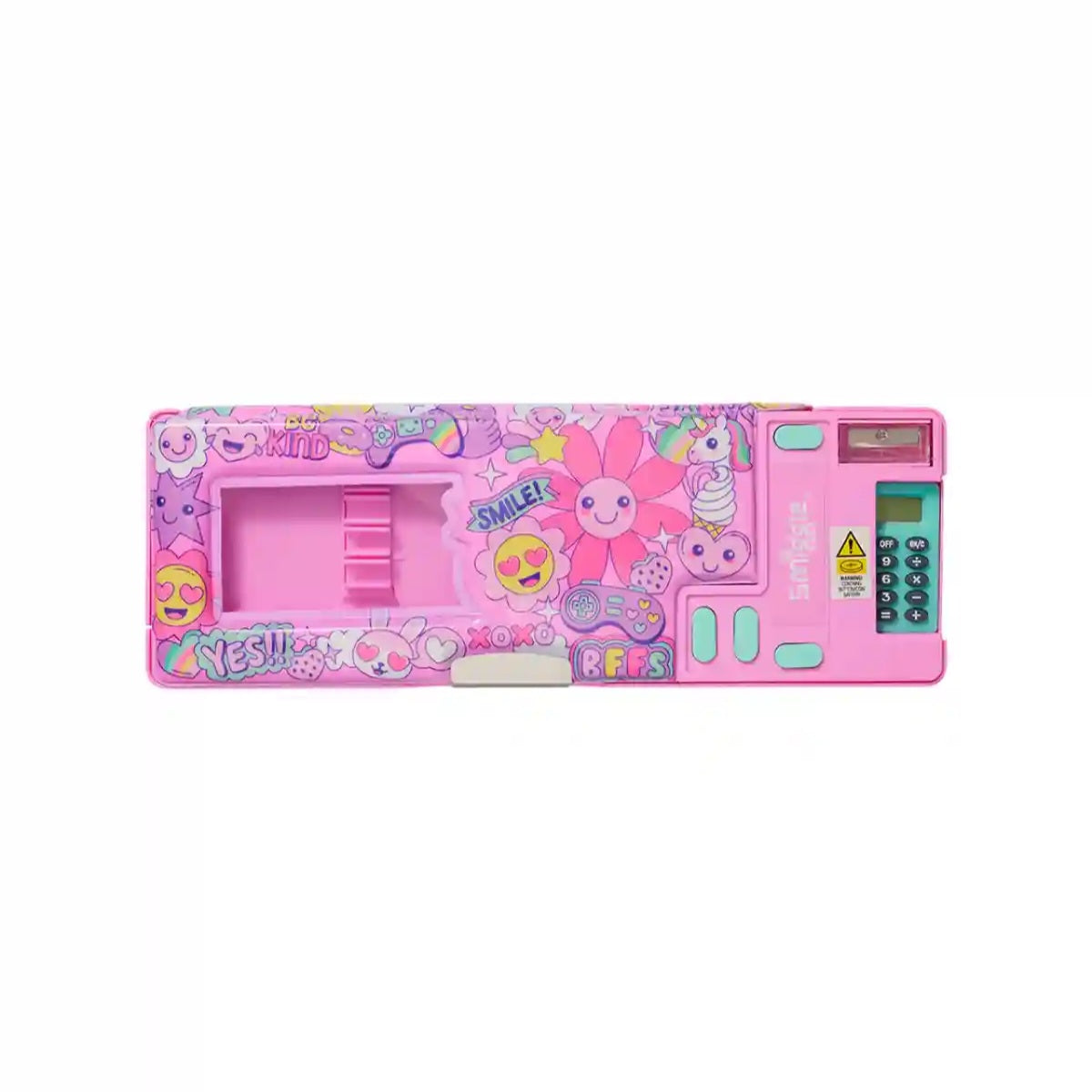 Smiggle Pencil Case | Pop Out | Pink Flower