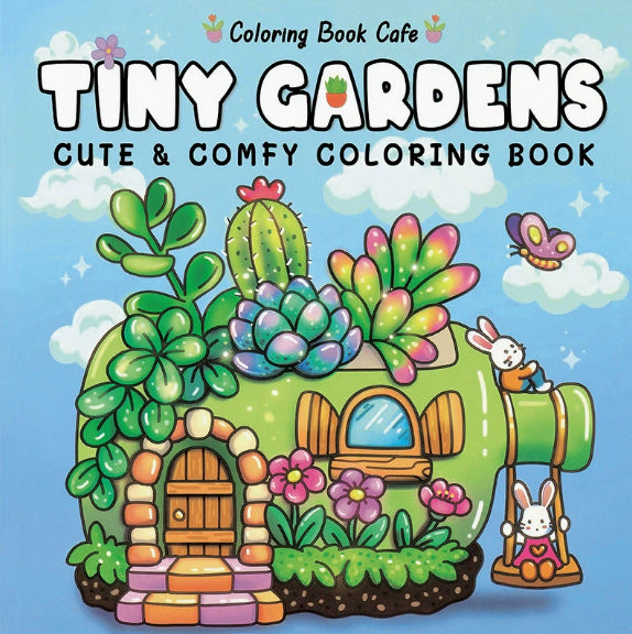 Cute & Comfy Coloring Books – 21 × 21 cm Softcover | 6+