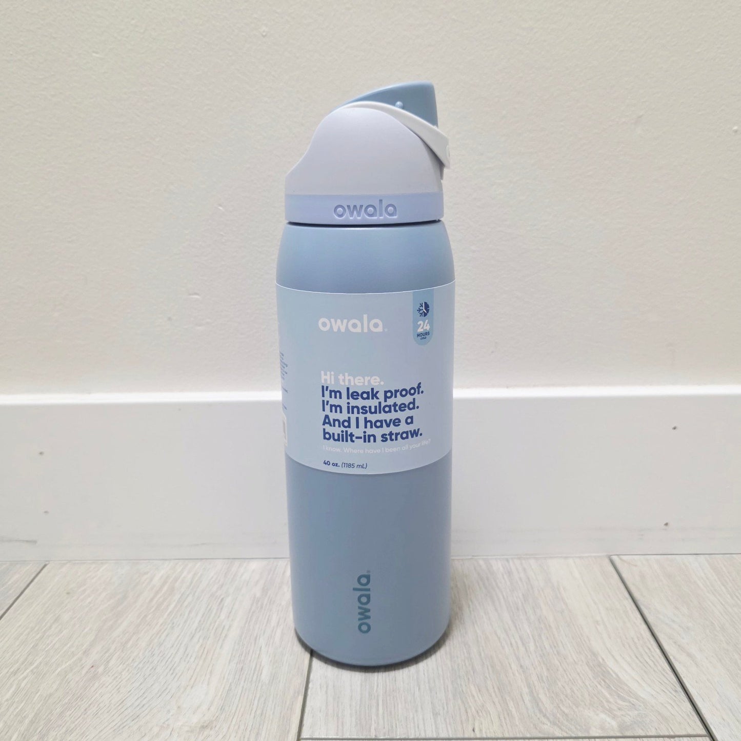 Owala Bottle - Stainless Steel | Free Sip | Leak-proof | Sea Salt 710-950ml
