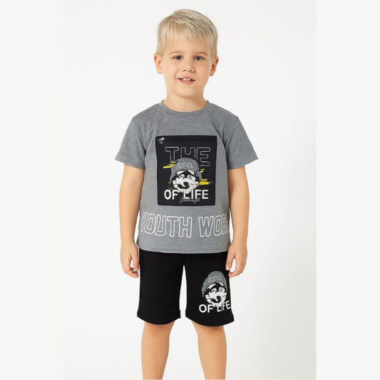 Outfit For Boys Wolf Design Size 5-7y