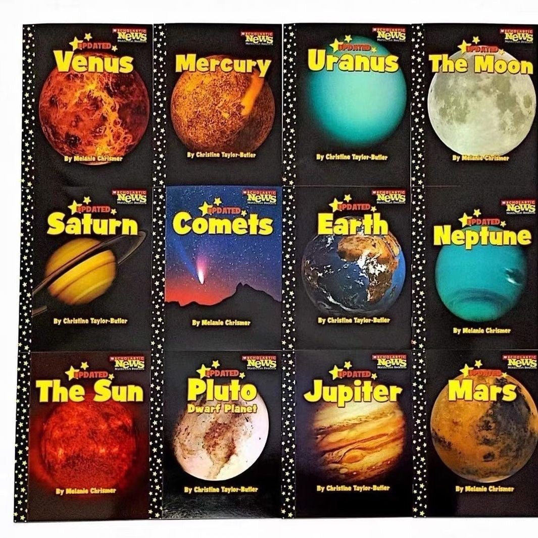 Solar System & Planets Educational Book Set – 12 Books | 5+