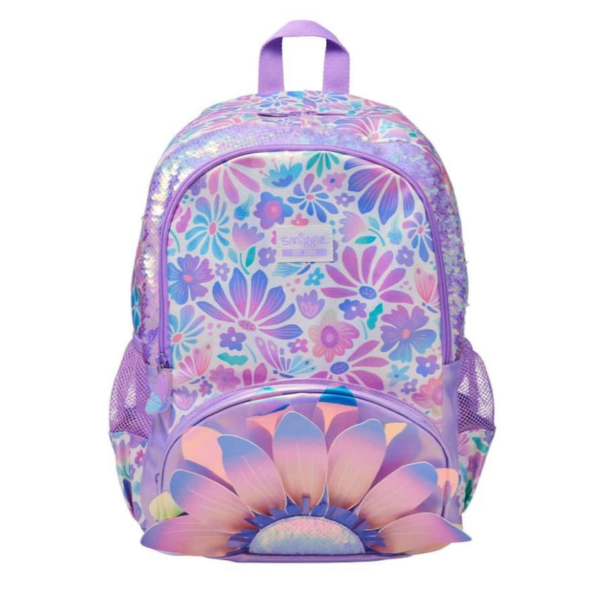 Smiggle Bloom Flowers Backpack | (G1–G3) | 42 cm