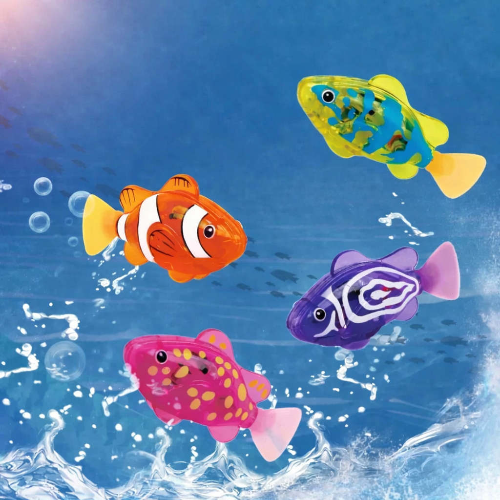 Robotic Fish - Interactive Swimming Fish Pet | With Lights | 3+