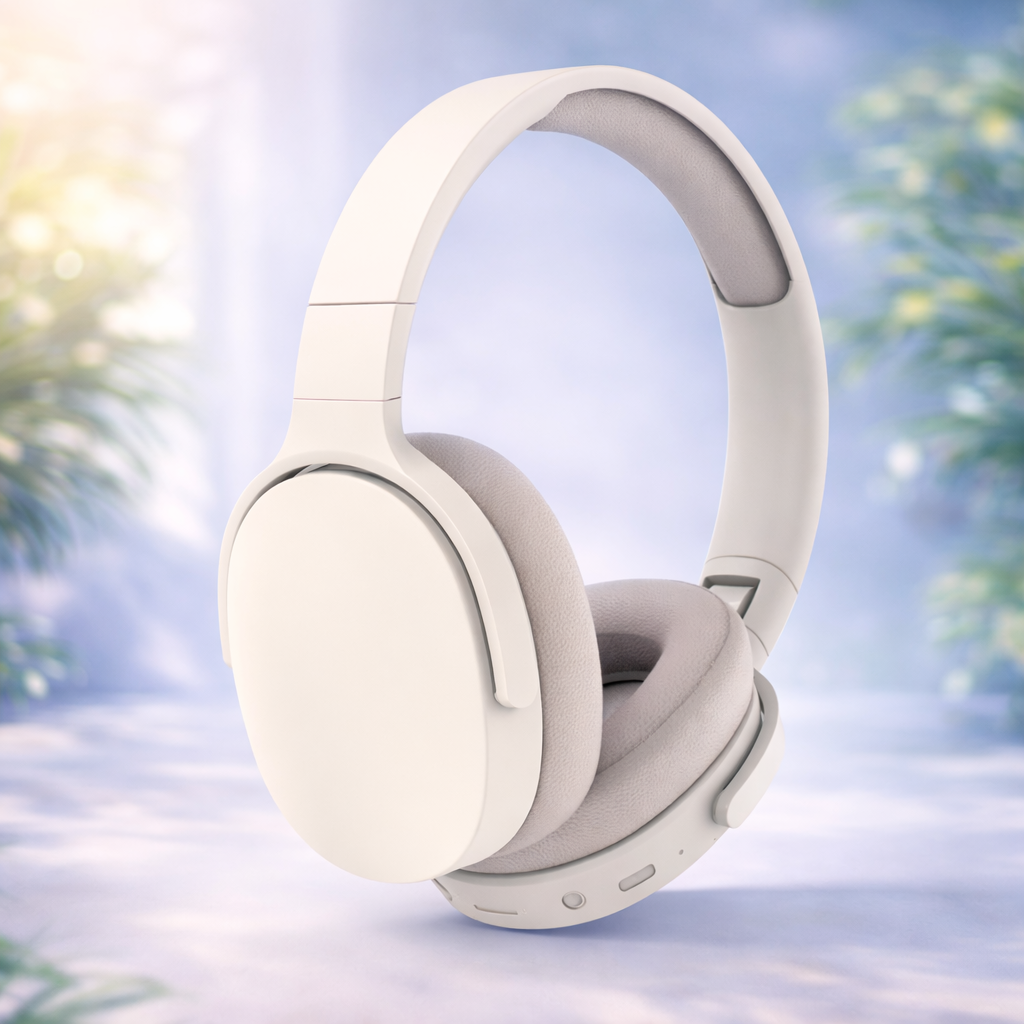 Wireless Over-Ear Headphones With Type-C Cable Charge