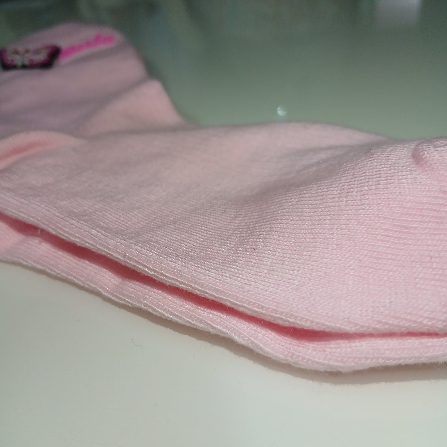Long Socks Cotton Pink Barbie Design Size 30-36