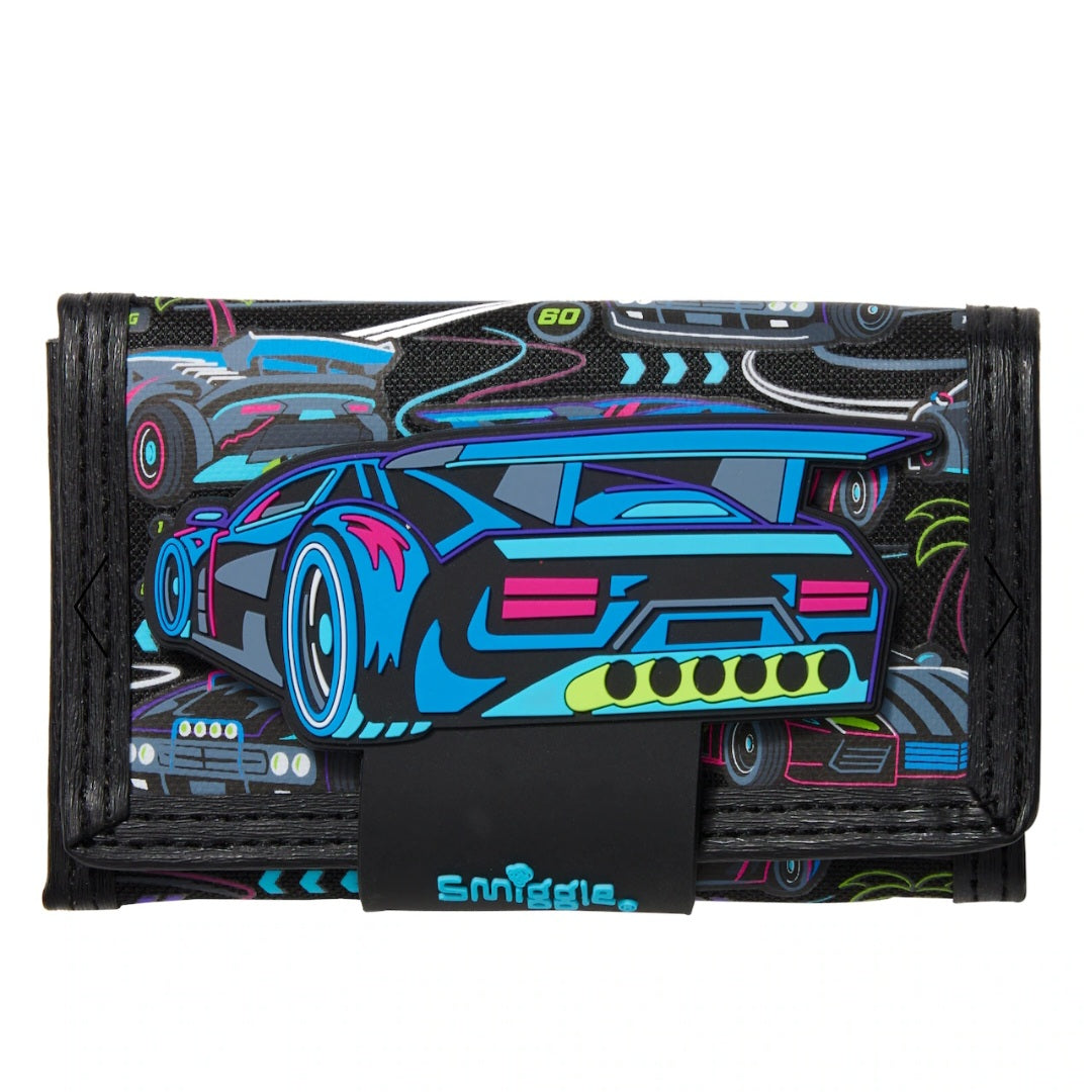 Smiggle Wallet Car Racing Design