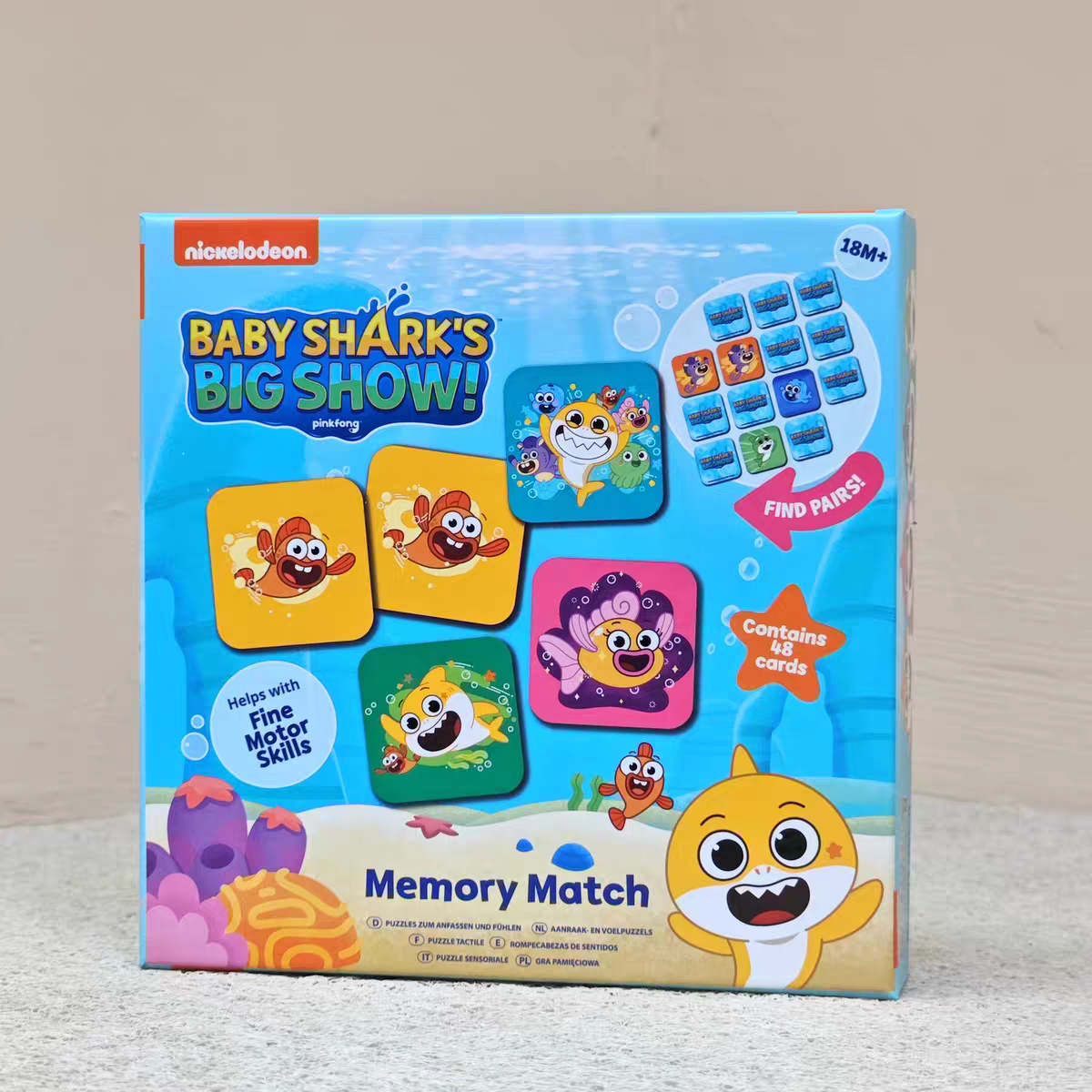 Baby Shark's Big Show! Memory Match Card Game | 2+