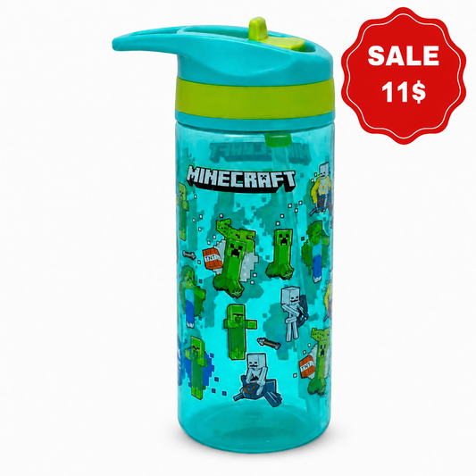 Smiggle Water Bottle | Minecraft | 400mll