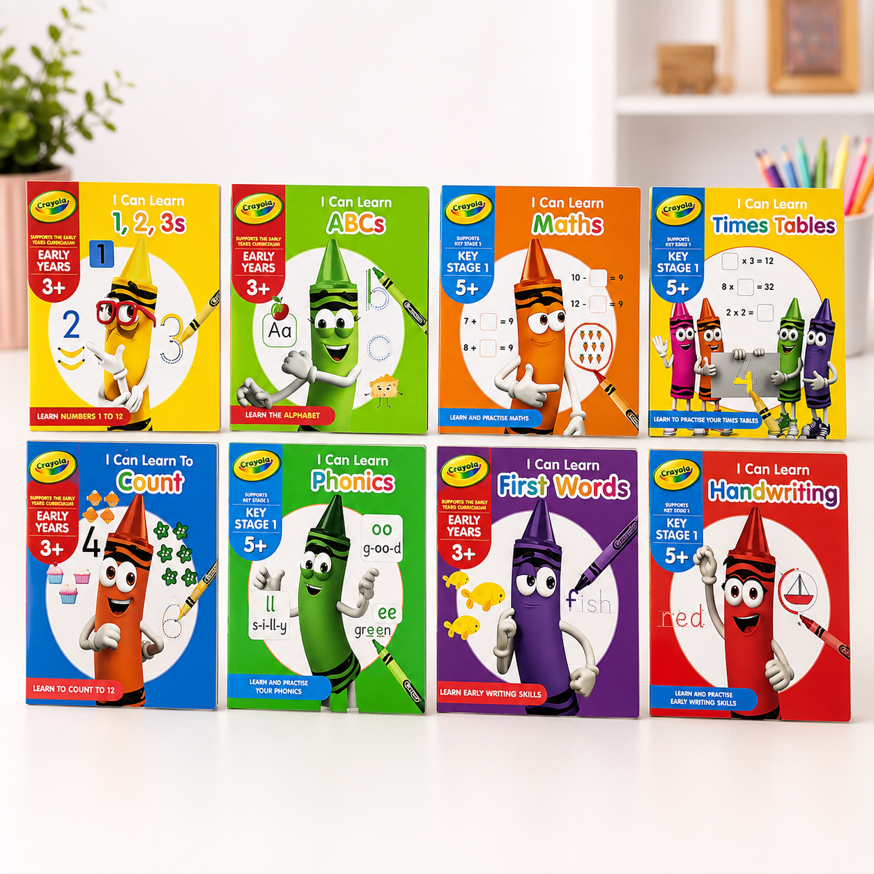 Crayola " I Can Learn " Activity Book | Soft Cover | 3+