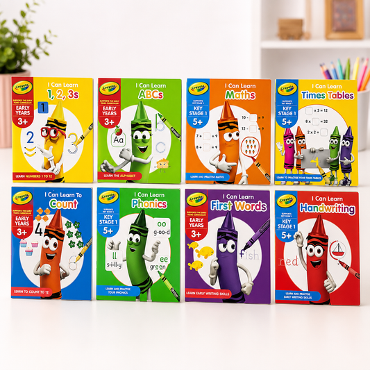 Crayola " I Can Learn " Activity Book | Soft Cover | 3+