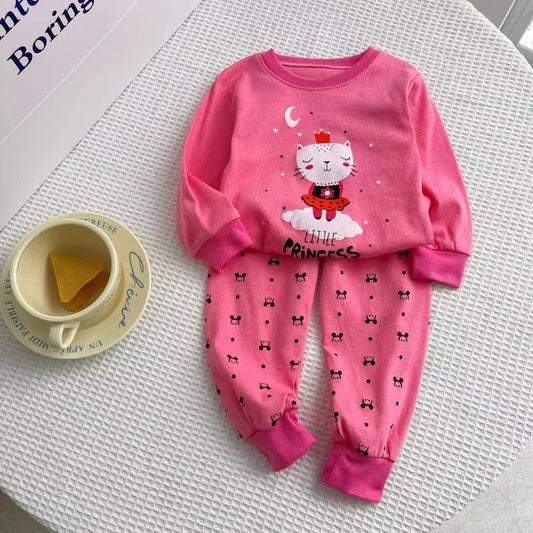 Pyjama Coton 100% Cat Design | 0-8y