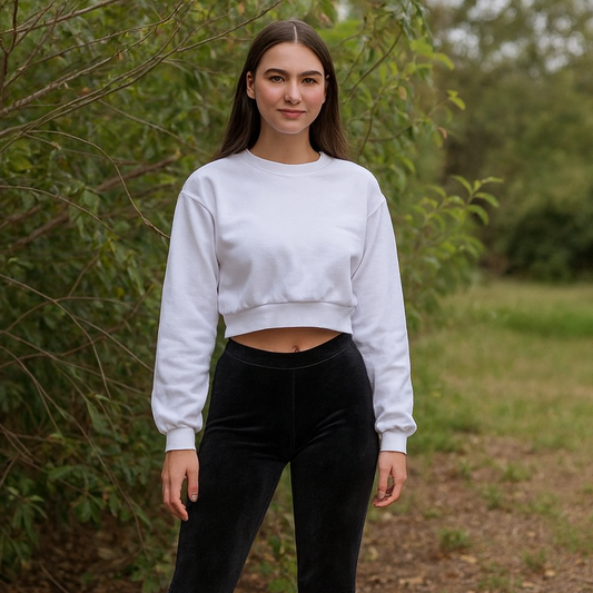 Crop Long Sleeve Size Small