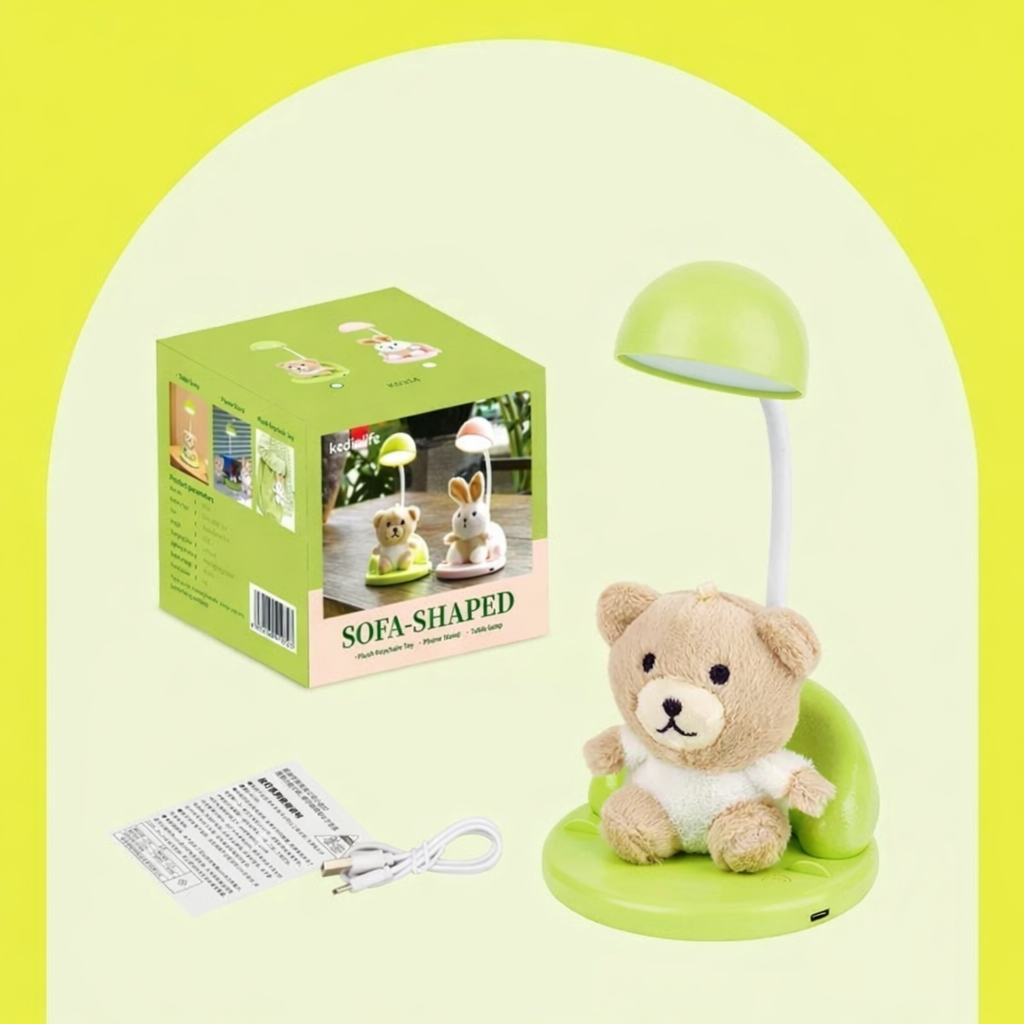 Sofa Shaped - Table Lamp | Bear Or Rabbit | Keychain Plush