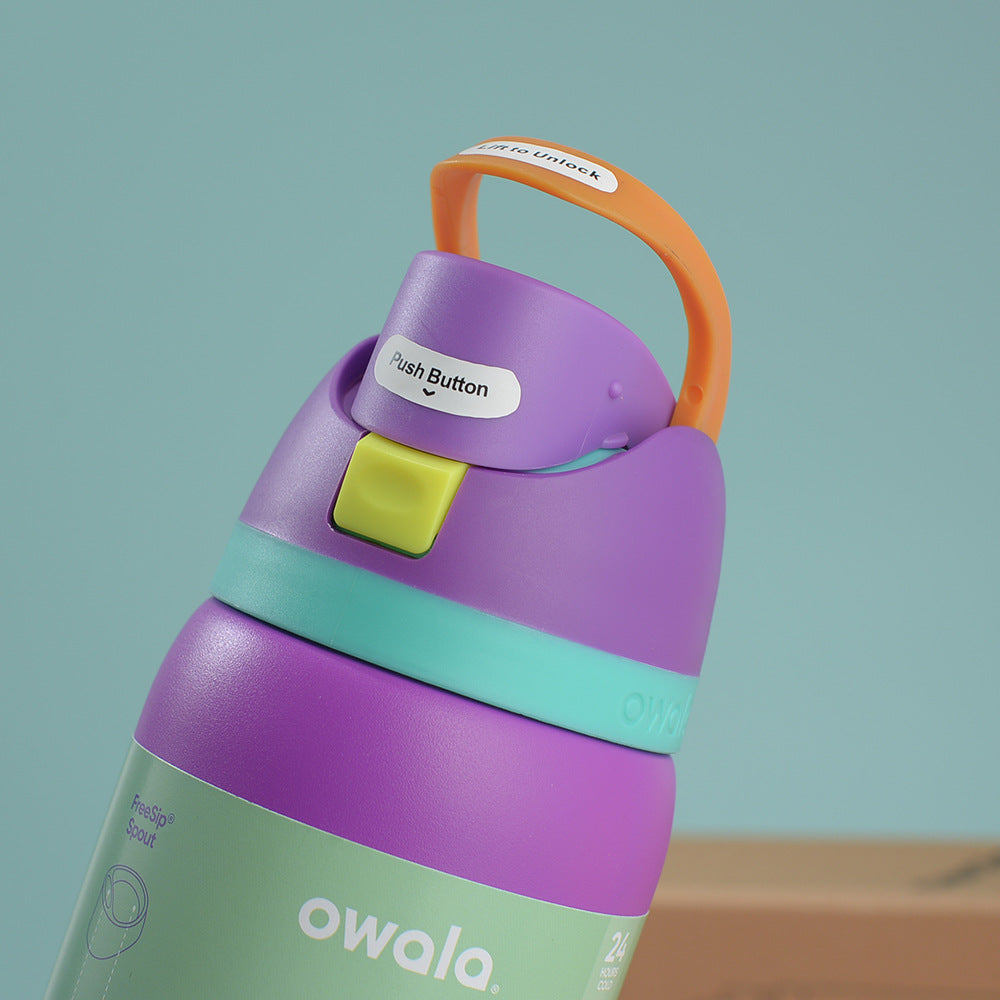 Owala Bottle Stainless Steel Free Sip Leak-proof Purple 710-950ml