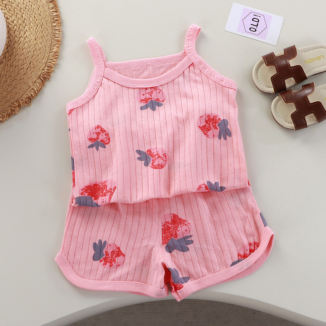 Pyjama Cotton Strawberry | Size 1-8y
