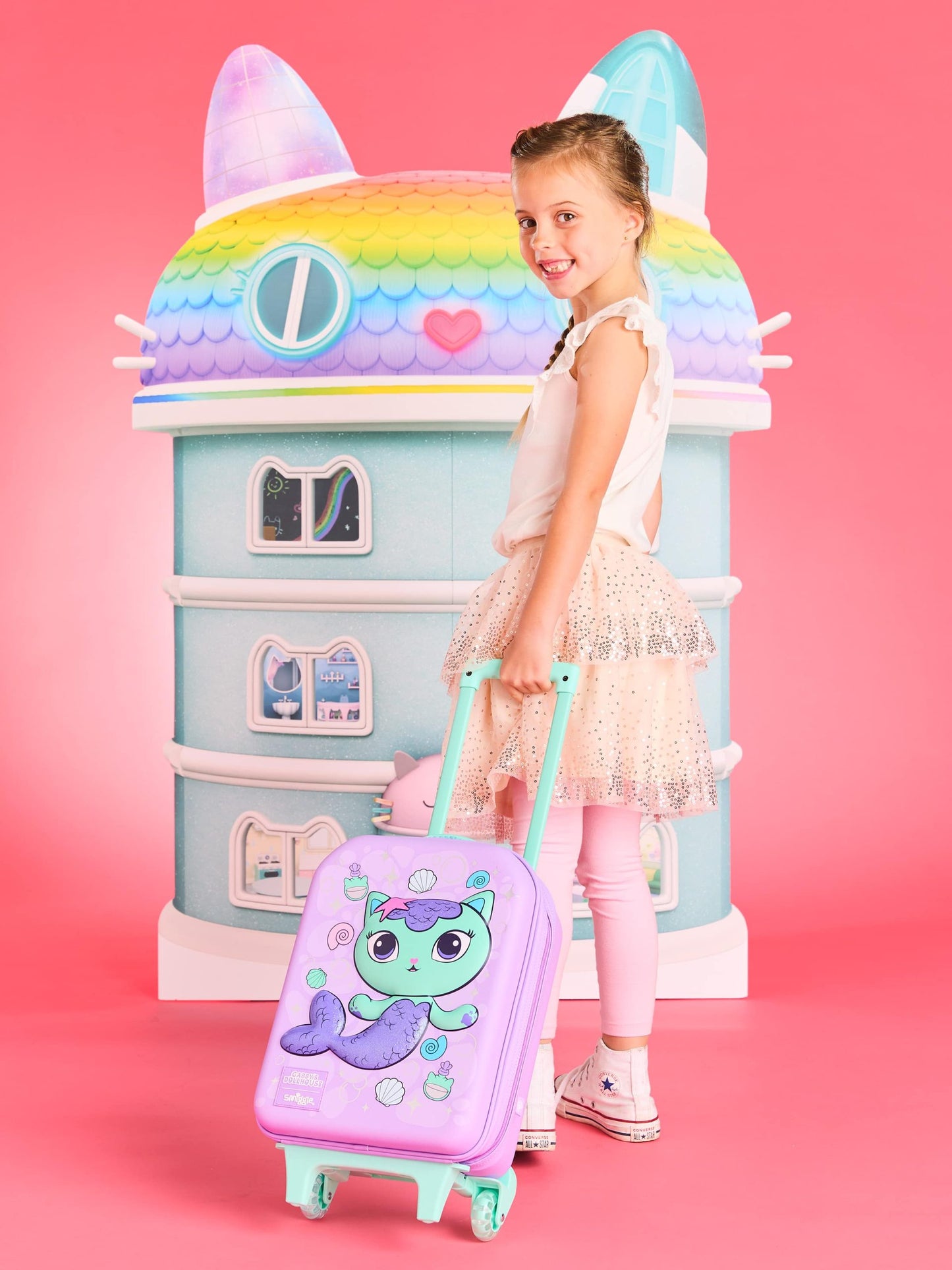 Smiggle Trolley Bag - Hardtop | Gabby's Dollhouse | 45cm