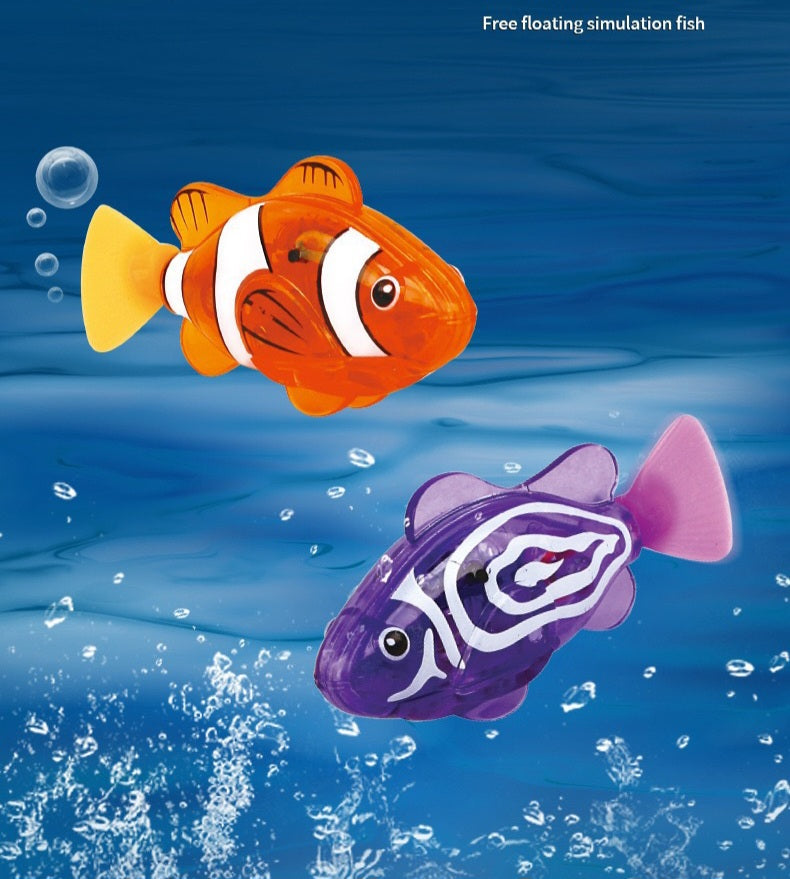 Robotic Fish - Interactive Swimming Fish Pet | With Lights | 3+