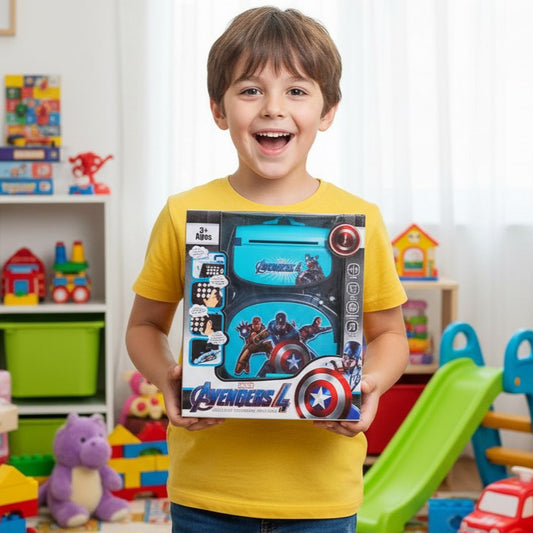 Hero Avengers Schoolbag Money Bank With Fingerprint