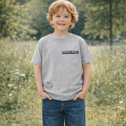 Cotton Tshirt Minecraft For Kids | Size 5-14y