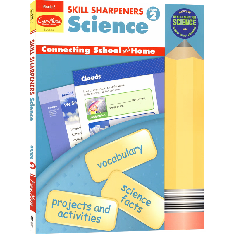 Evan Moor Skill Sharpeners Grade 2 Set 8 Books | Soft Cover | 7-8y