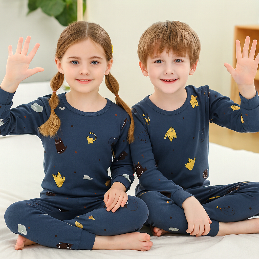 Pyjama Coton 100% Cat Design | 3-14y
