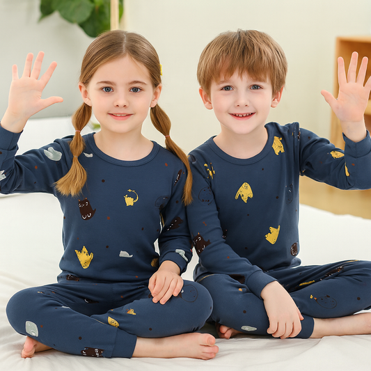 Pyjama Coton 100% Cat Design | 3-14y