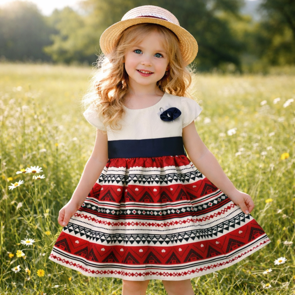 Kids Long Dress Size 3-8y
