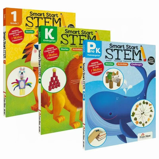 Evan-Moor Smart Start STEM | PreK-Gr1 | Soft Cover | 3+