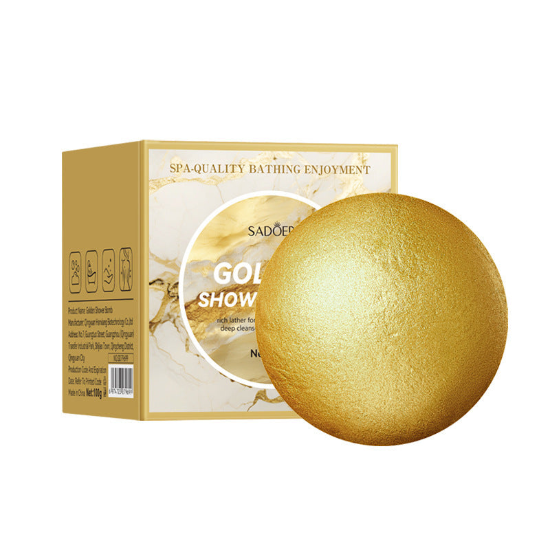 Golden Shower Bath Bomb | Skin Care - Relaxation | 100g
