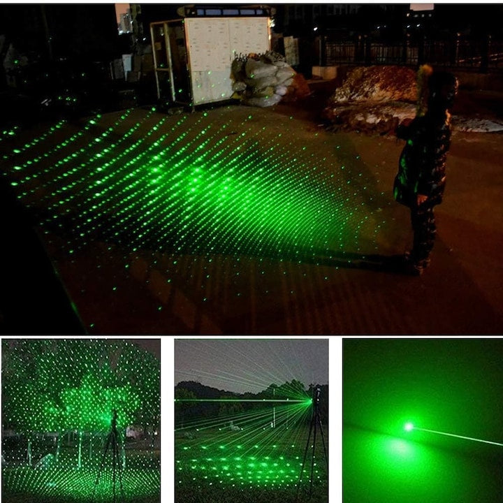 Green Laser Pointer – Rechargeable Battery & Safety Lock | Age 8+