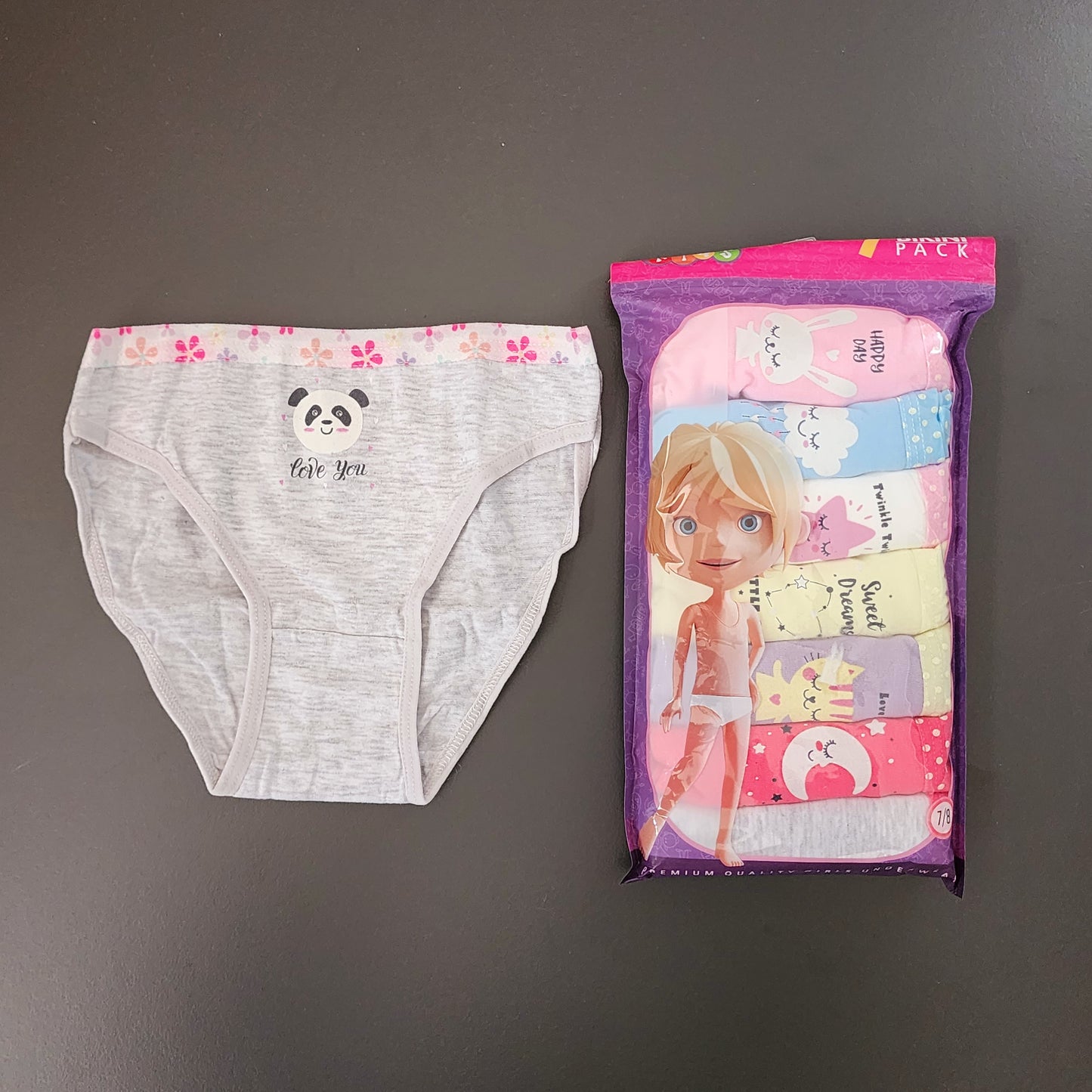 Girls Underwear Cotton 100% 3-10 years 7 pcs