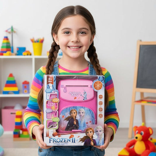 Frozen Schoolbag Money Bank With Fingerprint
