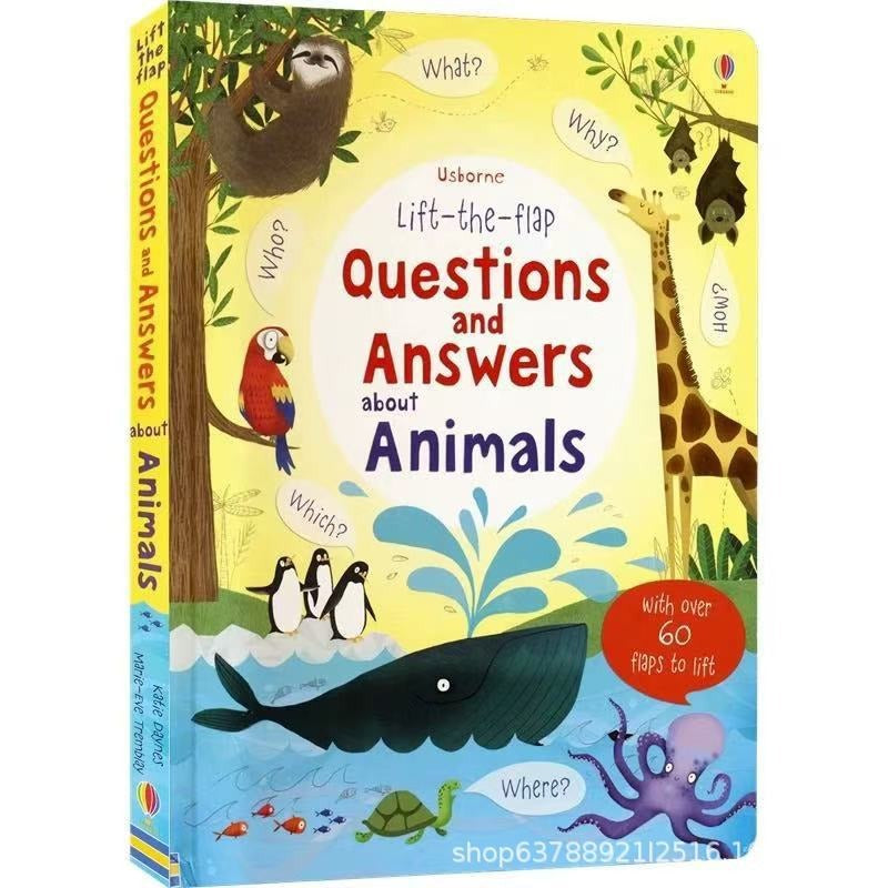 Usborne Questions And Answers Books Lift-the-Flap| Hard Cover | 7+