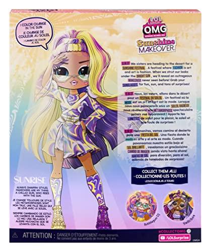 L.O.L. Surprise! OMG Sunshine Color Change Sunrise Fashion Doll - Multiple Surprises and Accessories