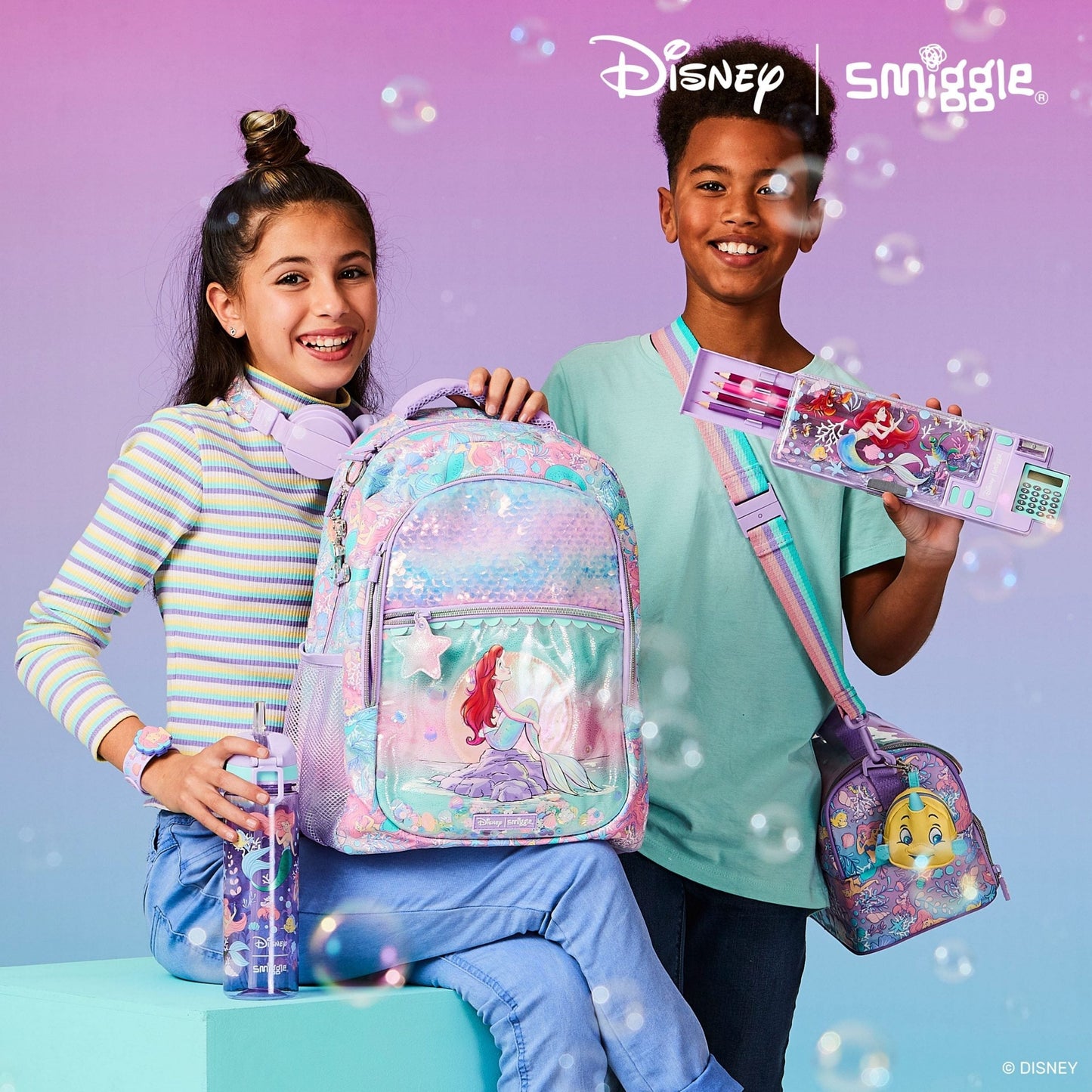 Smiggle Pencil Case - Pop Out | Mermaid
